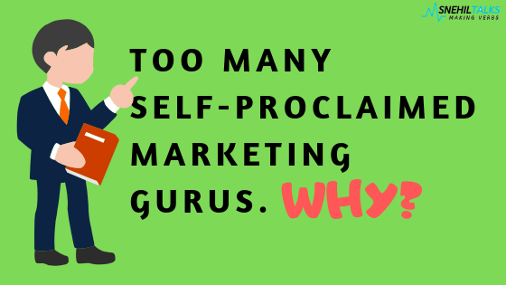 self proclaimed marketing guru
