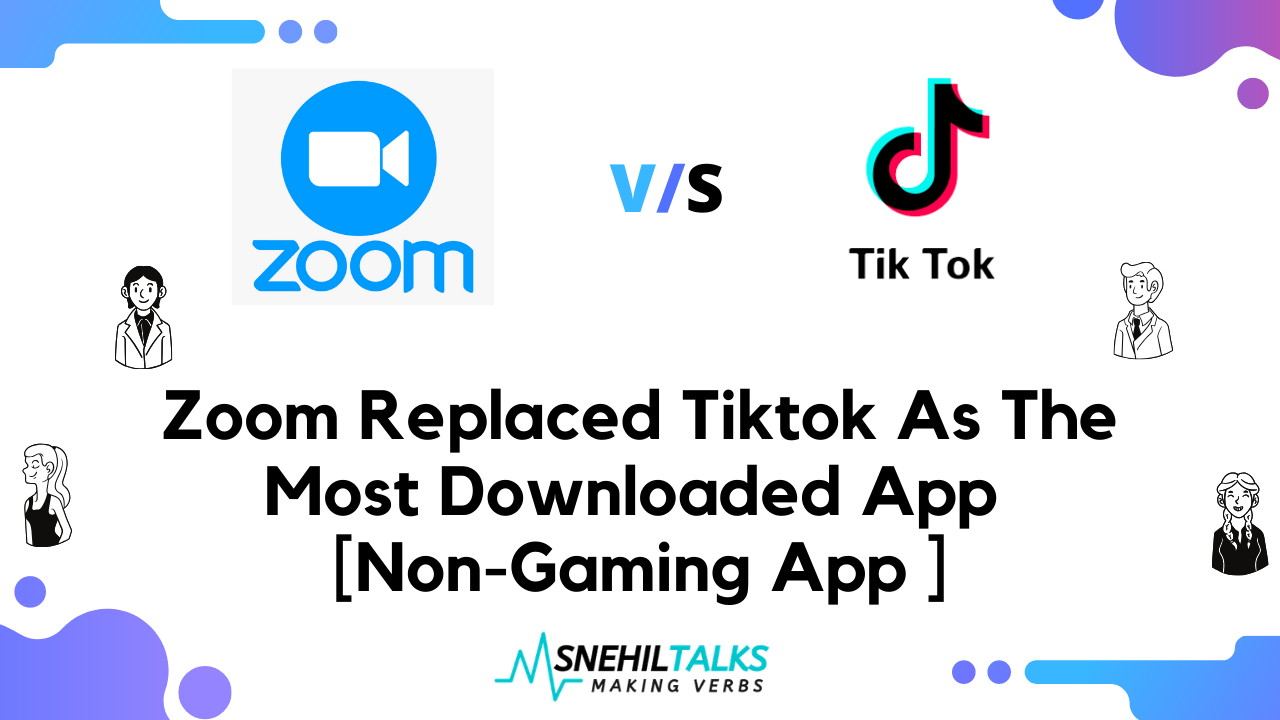 Zoom replaced tiktok as the most downloaded app